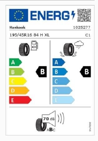 195/45R16 84H XL VENTUS PRİME 3 K125 HANKOOK