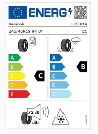 245/40R19 94W KINERGY 4S 2 H750 HANKOOK