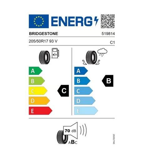 205/50R17 93V XL TURANZA ALL SEASON 6 BRIDGESTONE