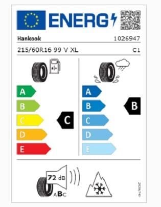 215/60R16 99V XL KINERGY 4S 2 H750 HANKOOK