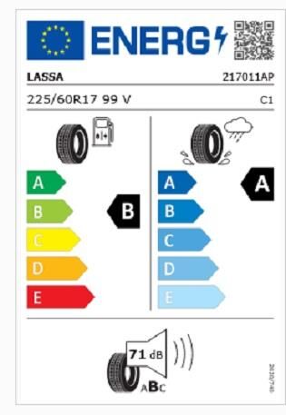 225/60R17 99V COMPETUS H/P 3 LASSA