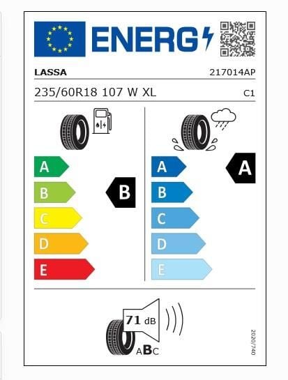 235/60R18 107W XL COMPETUS H/P 3 LASSA