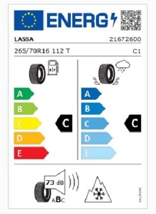 265/70R16 112T COMPETUS A/T 3 LASSA