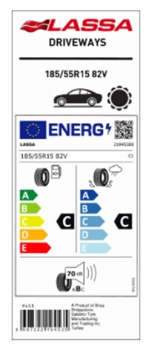 185/55R15 82V DRIVEWAYS LASSA