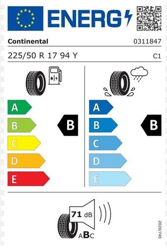 225/50R17 94Y EC6 SSR MOE CONTİNENTAL
