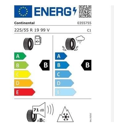 225/55R19 99V TS870P CONTİNENTAL