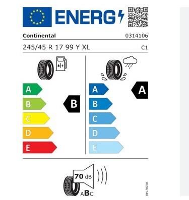 245/45R17 99Y ULTRA CONTACT XL FR CONTİNENTAL