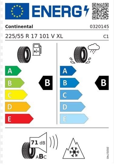 225/55R17 101V XL ASC 2 CONTİNENTAL