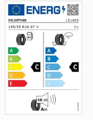 195/55R16 TL 87V CARMILE MILESTONE