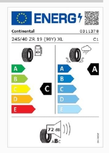 245/40R19 ZR (98Y) SPORT CONTACT 7 XL FR CONTİNENTAL