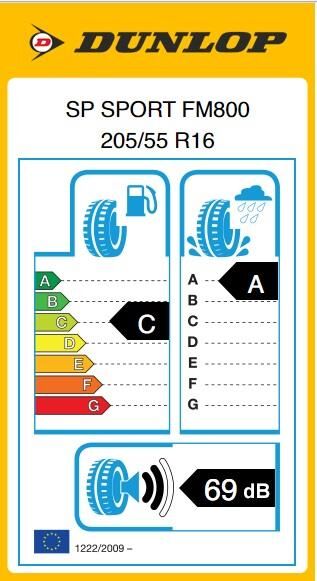 205/60R16 TL 92H BLUE RESPONSE TG DUNLOP