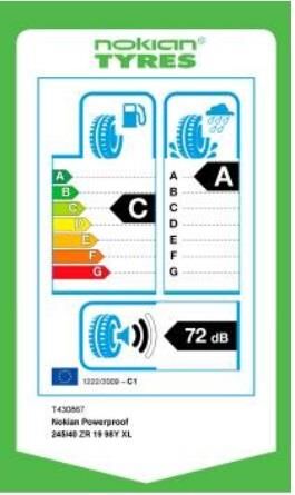 245/40R19 98Y XL POWERPROOF NOKİAN