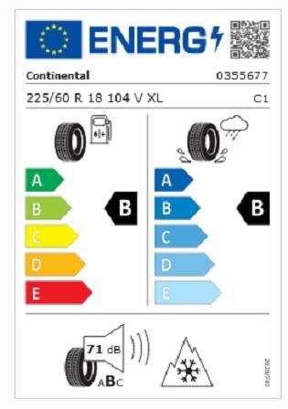 225/60R18 104V XL TS870P CONTİNENTAL