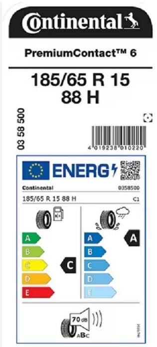 185/65R15 88H PC6 CONTİNENTAL