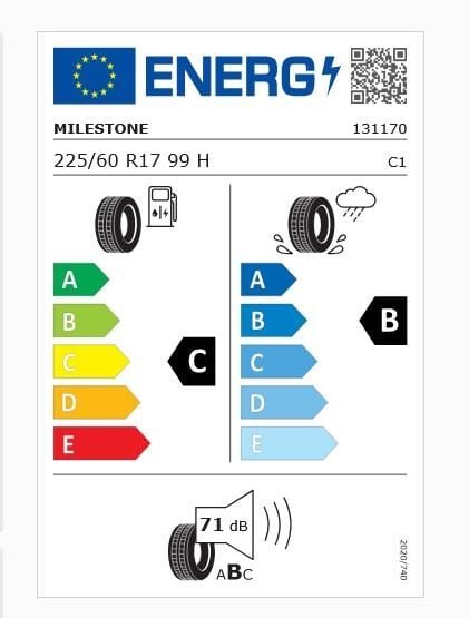225/60R17 TL 99H SUVMILE H/T MILESTONE