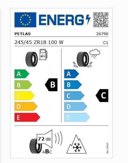245/45R18 TL 100W REINF. MULTI ACTION PT565 PETLAS