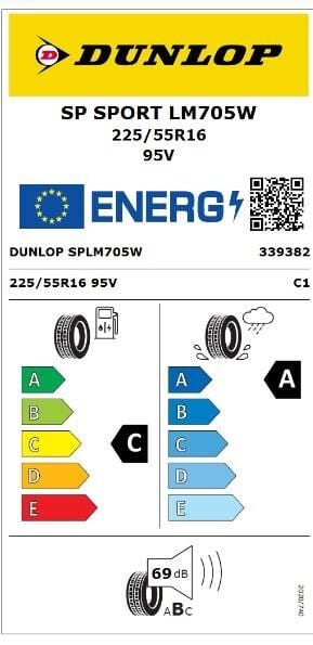 225/55R16 TL 95V SP SPORT LM705 DUNLOP
