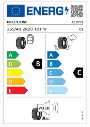255/40R20 TL 101W REINF. CARMILE SPORT MILESTONE