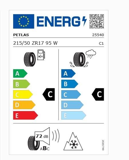 215/50R17 TL 95W REINF. MULTI ACTION PT565 PETLAS