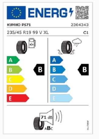 235/45R19 99V XL PS71 KUMHO