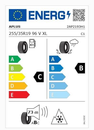 255/35R19 96V XL A702 APLUS
