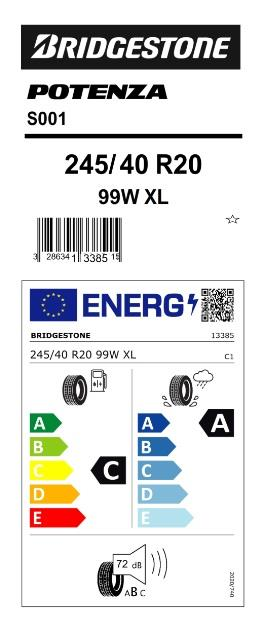 245/40R20 99W XL BLIZZAK 6 BRIDGESTONE