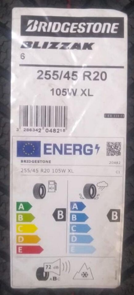 255/45R20 105W XL BLİZZAK 6 BRIDGESTONE