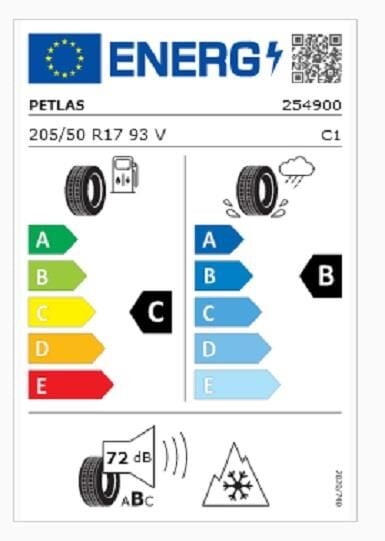 205/50R17 TL 93V REINF. SNOWMASTER 2 SPORT PETLAS