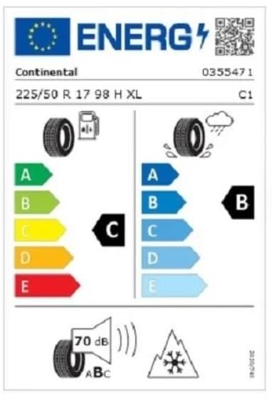 225/50R17 98H WINTER CONTACT TS 870 XL FR CONTİNENTAL