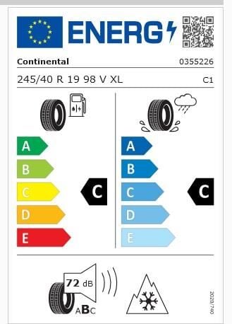 245/40R19 98V TS860S SSR XL CONTİNENTAL