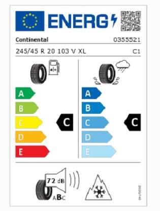 245/45R20 103V XL FR TS860S SSR CONTİNENTAL