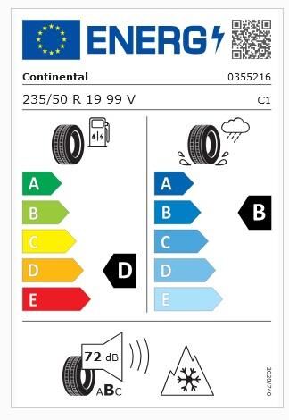 235/50R19 99V FR TS850P SSR CONTİNENTAL