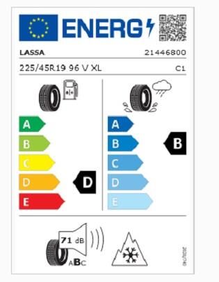 225/45R19 96V XL COMPETUS WINTER 2 + LASSA