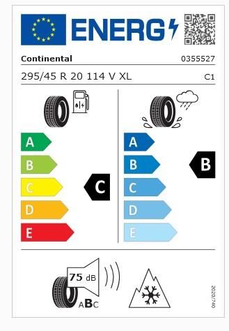 295/45R20 114V XL FR TS850P CONTİNENTAL