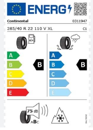 285/40R22 110V XL TS860S NC0 CONTİNENTAL