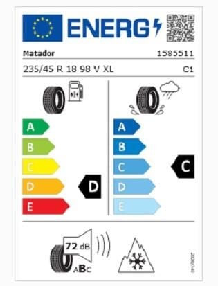 235/45R18 98V XL FR MP93 MATADOR