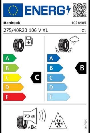 275/40R20 106V XL WINTER I* CEPT EVO 3 X W330A HANKOOK