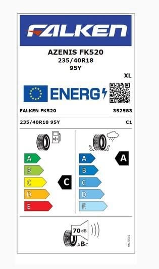 235/40R18 TL (95Y) XL AZENIS FK520 FALKEN