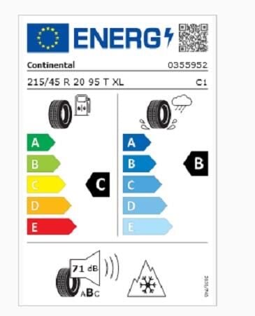 215/45R20 95T XL FR TS870P CONTİNENTAL