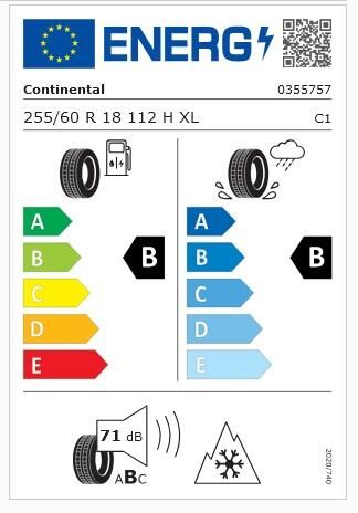 255/60R18 112H XL FR TS870P CONTİNENTAL