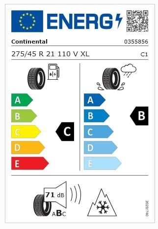 275/45R21 110V XL FR TS870P CONTİNENTAL