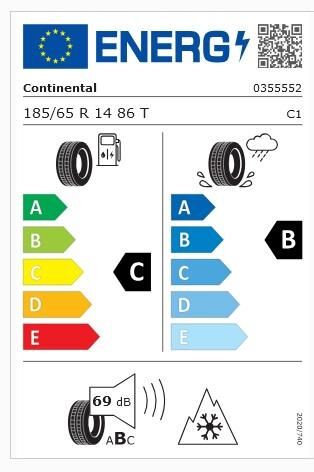 185/65R14 86T TS870 CONTİNENTAL