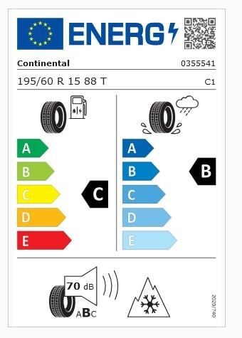 195/60R15 88T TS870 CONTİNENTAL
