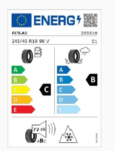 245/40R19 TL 98V REINF. SNOWMASTER 2 SPORT PETLAS