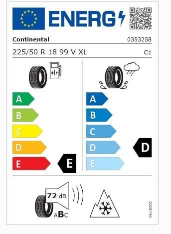 225/50R18 99V XL TS830P SSR* CONTİNENTAL