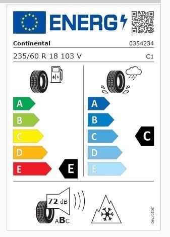 235/60R18 103V TS830P SUV N0 CONTINENTAL