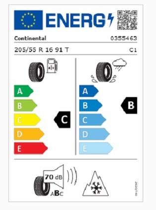 205/55R16 91T TS870 CONTİNENTAL