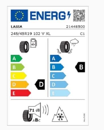 245/45R19 102V XL COMPETUS WINTER 2 + LASSA