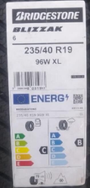 235/40R19 96W XL BLİZZAK 6 BRIDGESTONE