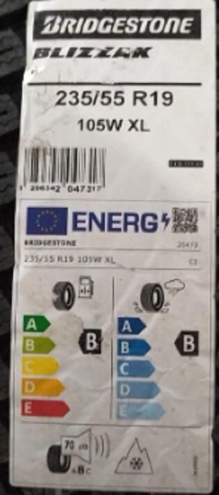 235/55R19 105W XL BLIZZAK 6 BRIDGESTONE